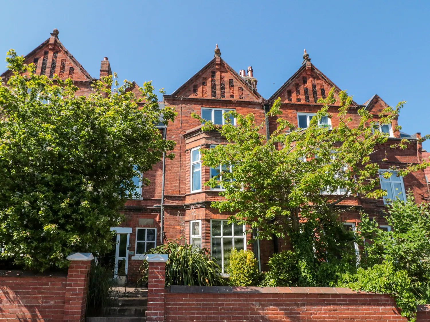 Exterior of Royal Victoria House, a Victorian holiday home in Scarborough